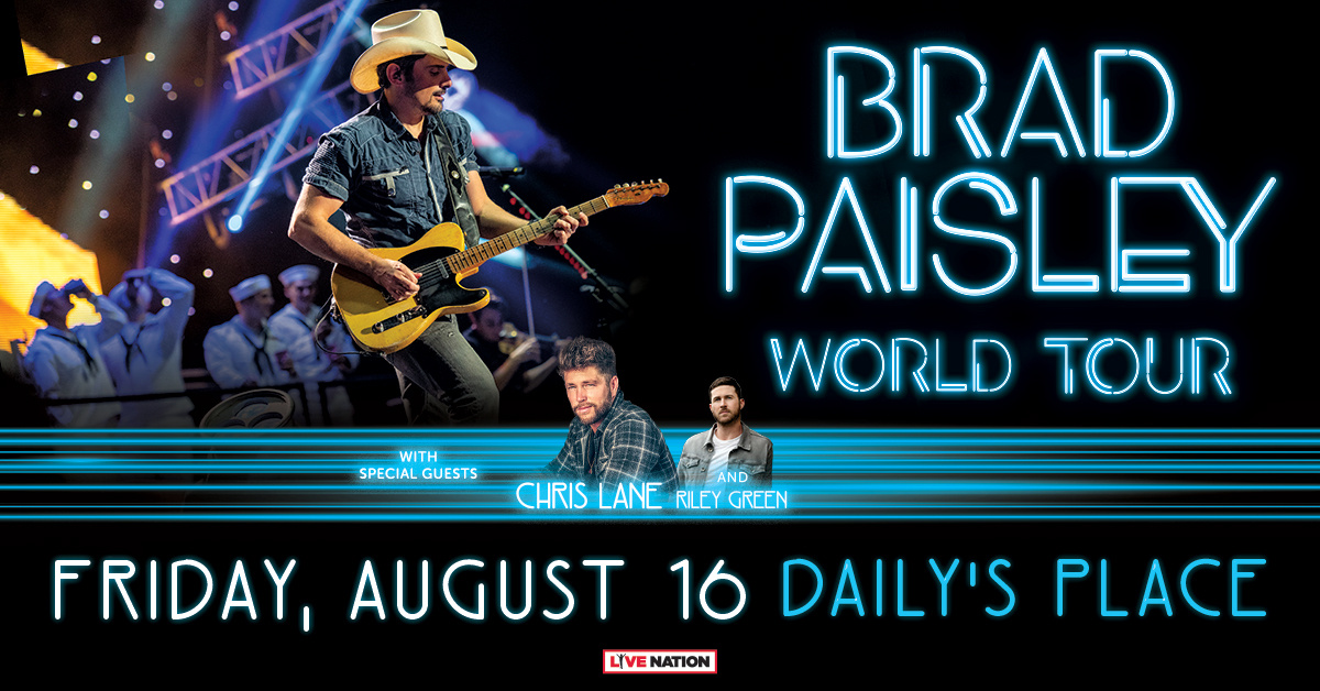 Brad Paisley World Tour, with Special Guests Chris Lane and Riley Green