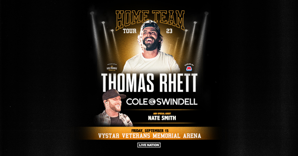 Thomas Rhett with Special Guests Cole Swindell and Nate Smith